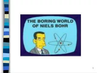 In 1913, Niels Bohr developed a model of the atom where: