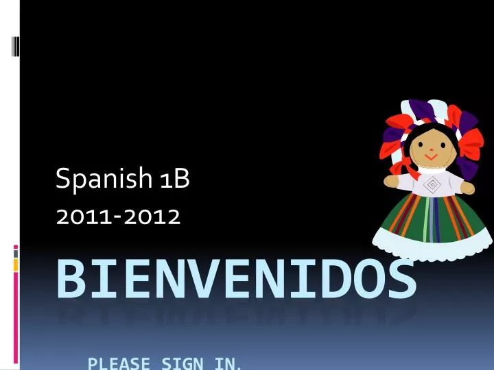 spanish 1b 2011 2012