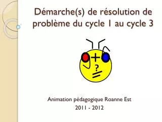 d marche s de r solution de probl me du cycle 1 au cycle 3