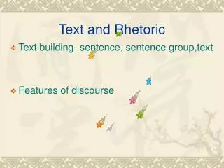Text and Rhetoric
