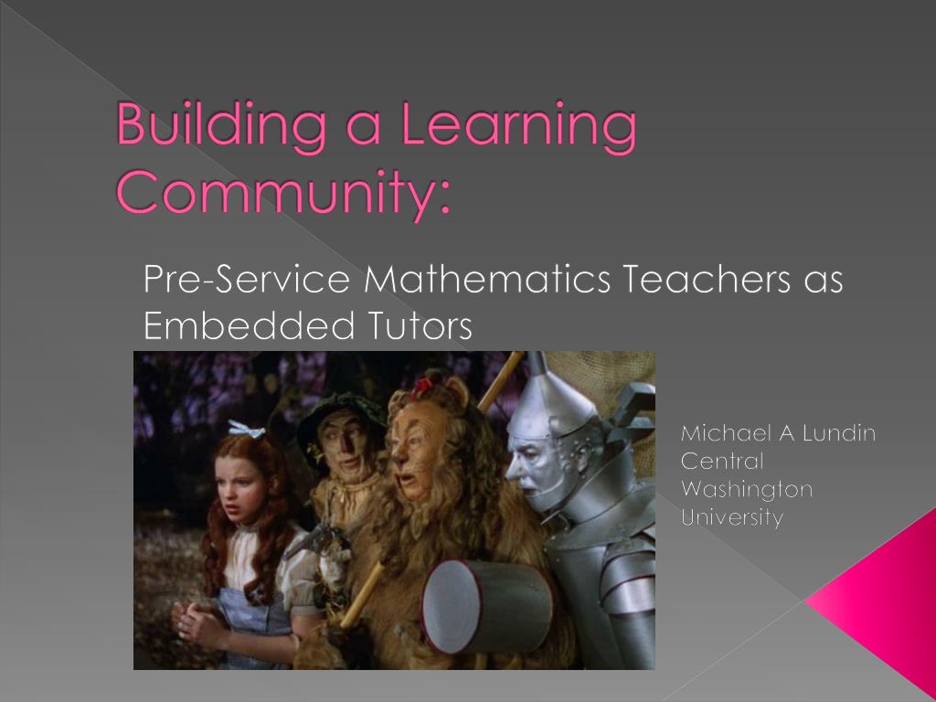 PPT - Building a Learning Community: PowerPoint Presentation, free ...