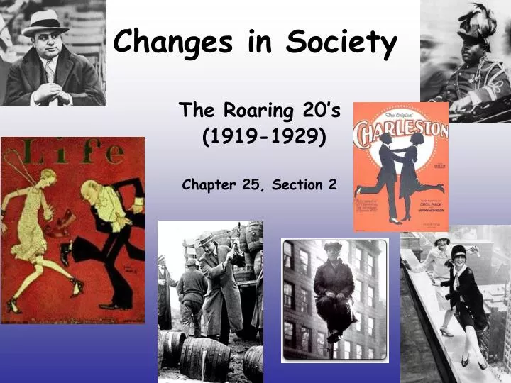 changes in society