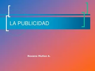 la publicidad