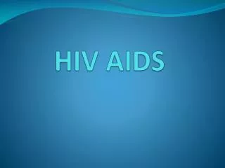 hiv aids