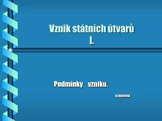 vznik st tn ch tvar i