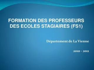 d partement de la vienne 2010 2011