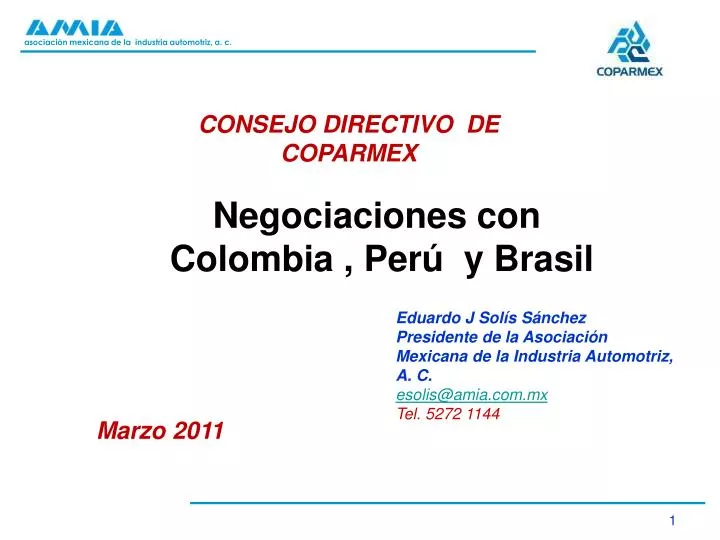 negociaciones con colombia per y brasil