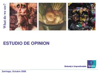 estudio de opinion