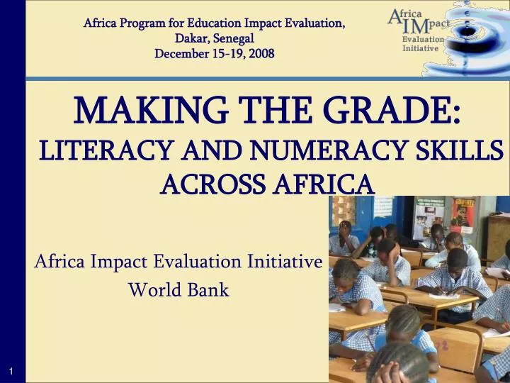 africa impact evaluation initiative world bank