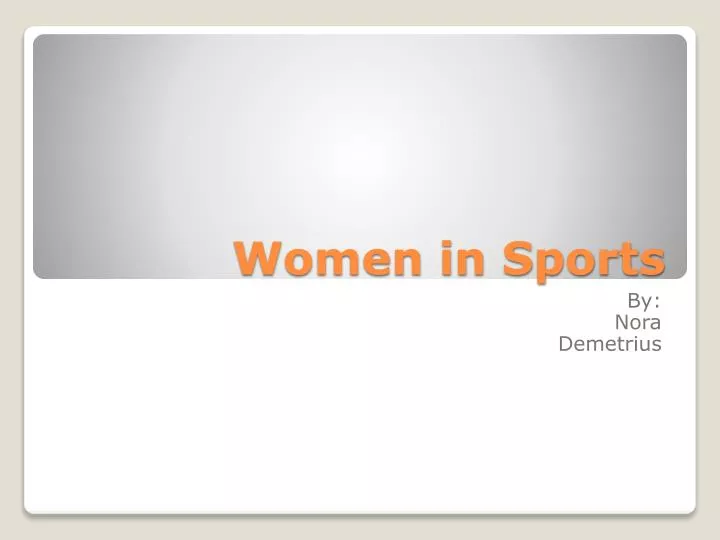 women in sports