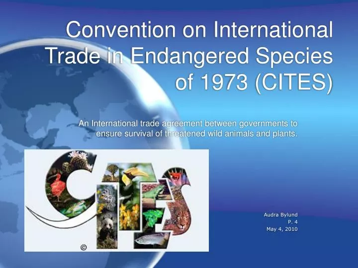 convention on international trade in endangered species of 1973 cites