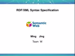 RDF/XML Syntax Specification