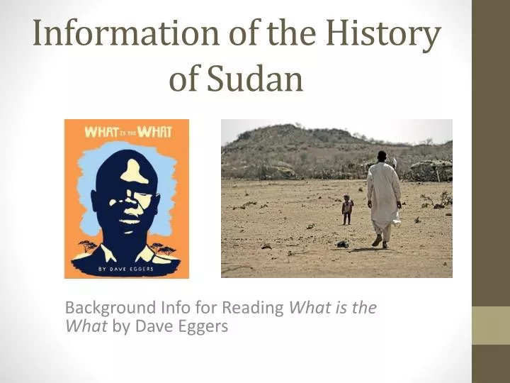 information of the history of sudan