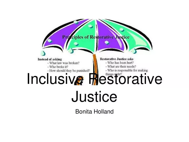 inclusive restorative justice