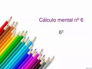 c lculo mental n 6 6