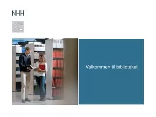 velkommen til biblioteket