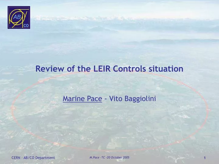review of the leir controls situation