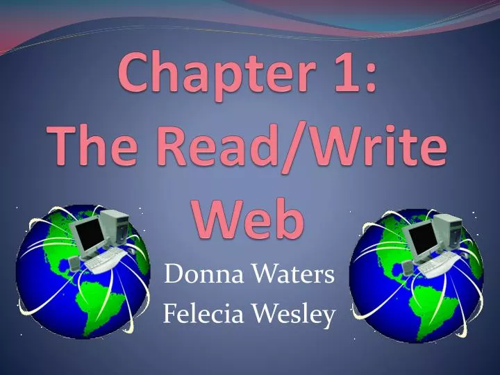 chapter 1 the read write web
