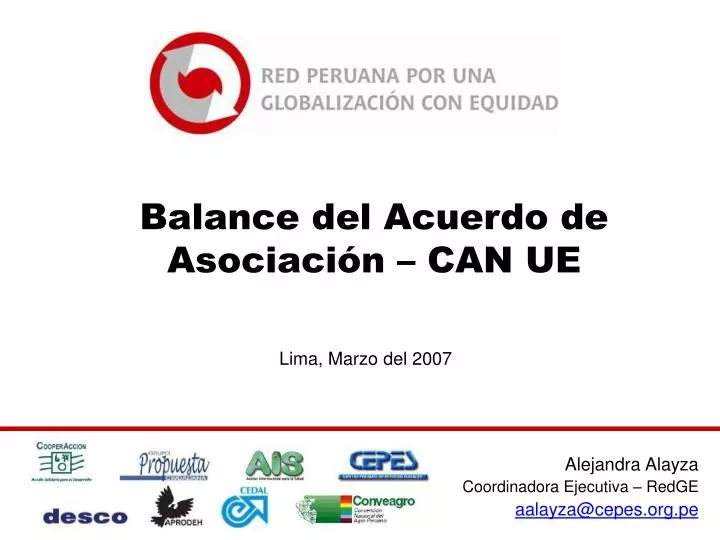 balance del acuerdo de asociaci n can ue