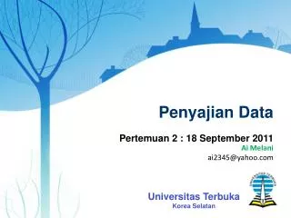 penyajian data
