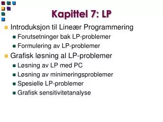 kapittel 7 lp
