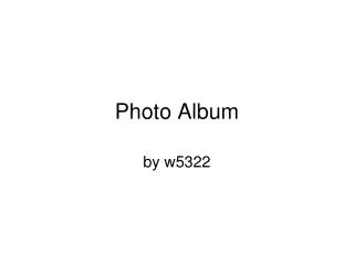 photo album