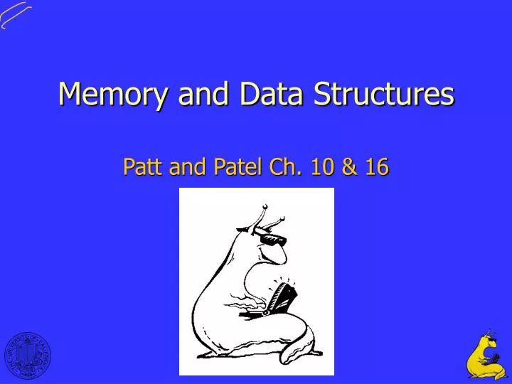 memory and data structures