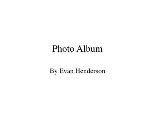 Photo Album