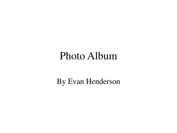 photo album