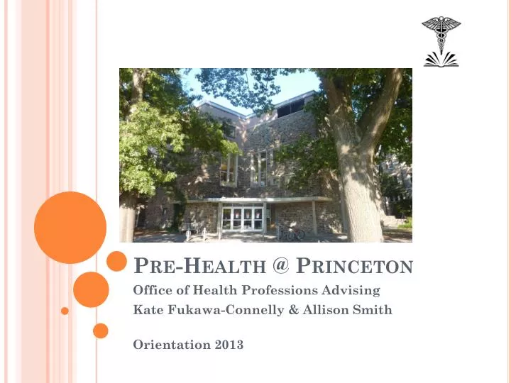 pre health @ princeton