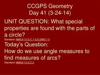 CCGPS Geometry Day 41 ( 3-24-14 )
