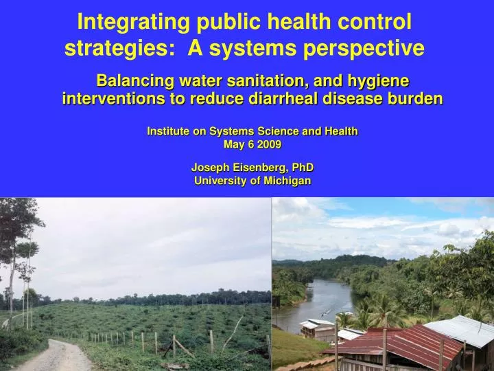integrating public health control strategies a systems perspective