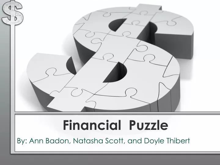 financial puzzle