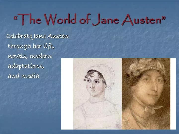 the world of jane austen