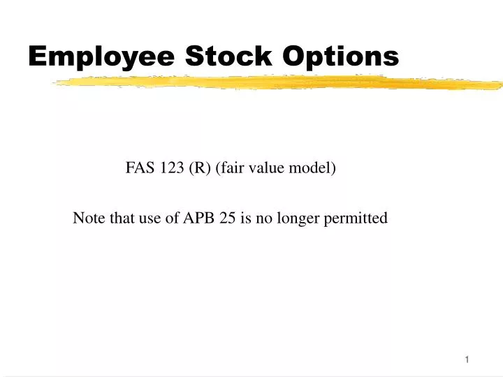 employee stock options