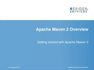 Apache Maven 2 Overview