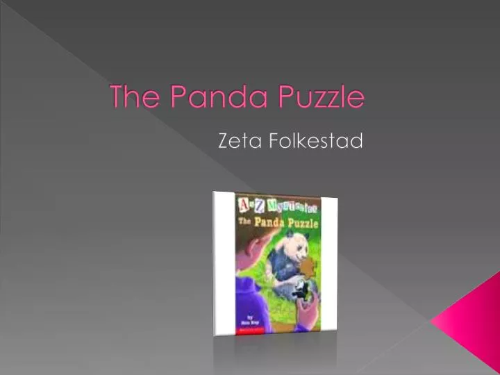 the panda puzzle