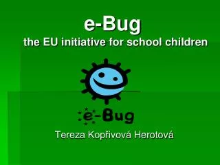 e-Bug the EU initiative for school children