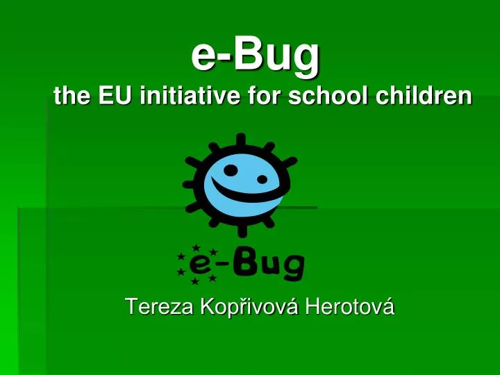 e bug the eu initiative for school children