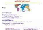 AdCOM TNC Report