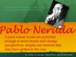 Pablo Neruda - slide 1