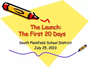 The Launch: The First 20 Days