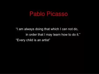 Pablo Picasso