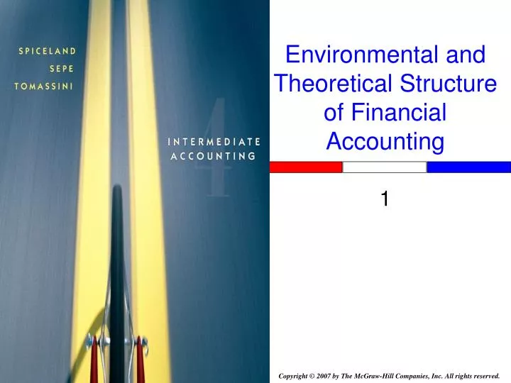 environmental and theoretical structure of financial accounting