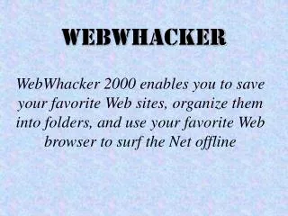 WebWhacker