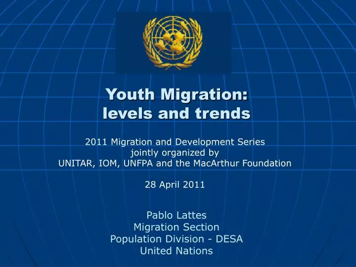 youth migration levels and trends