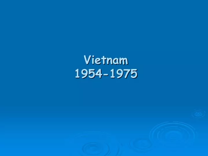 vietnam 1954 1975