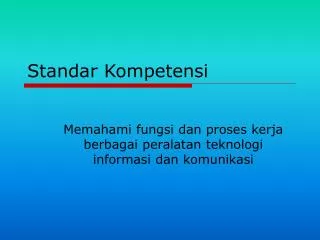 standar kompetensi