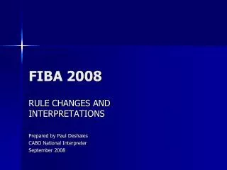 FIBA 2008