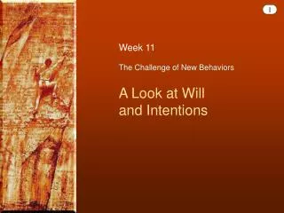 The Challenge of New Behaviors